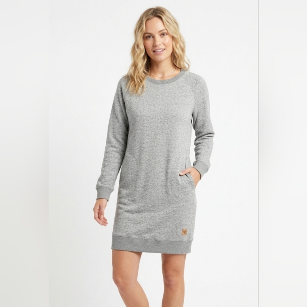 NWT Tentree Jade Sweatshirt Dress Lunar Rock | size M🌿